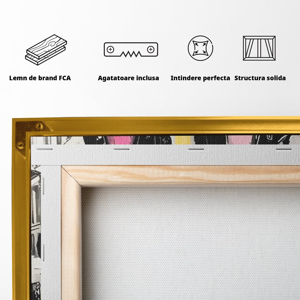 Tablou Canvas C1104, Fashion Girls , Culori, Moda, Fete, Living Room, Bedroom, Relaxare, Culori Vibrante